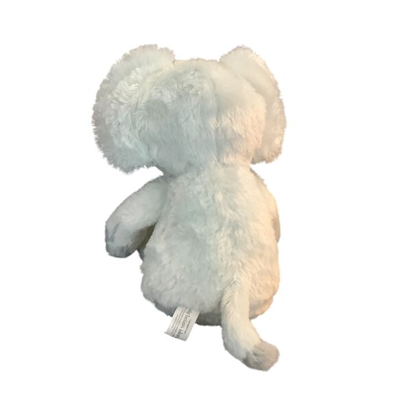 Make Believe Ideas Baby Elephant Plush Stuffed Animal Toy Ribbon Ears 12” Rattle - Picture 4 of 4
